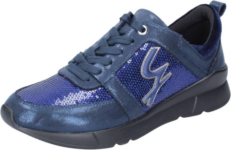 Gattinoni Pailletten Damessneakers Blue Dames