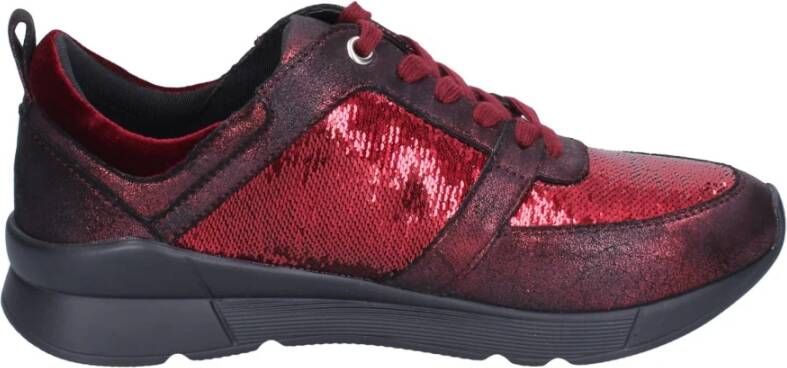 Gattinoni Pailletten Damessneakers Red Dames