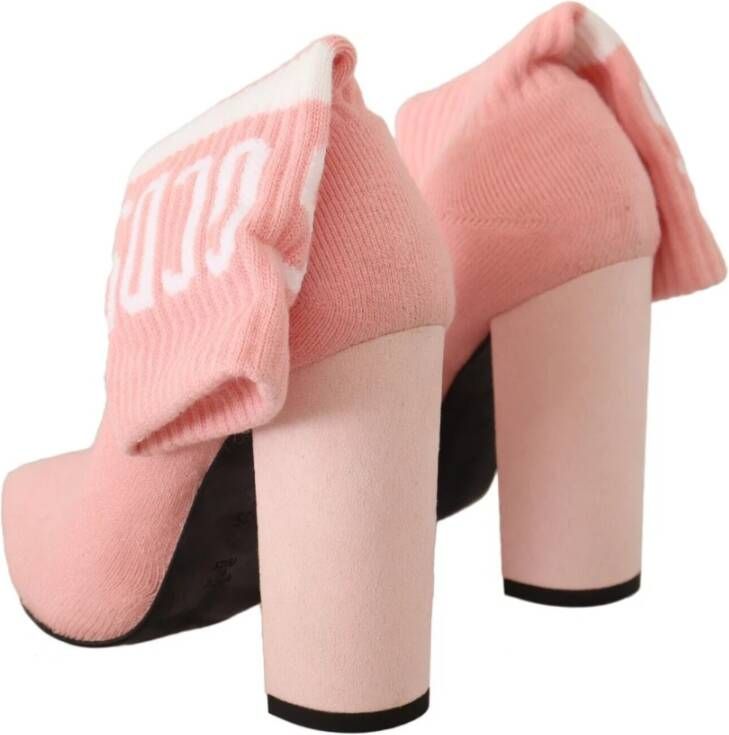 Gcds Heeled Boots Pink Dames