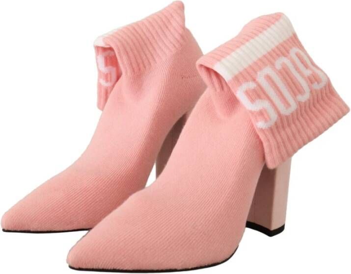 Gcds Heeled Boots Pink Dames