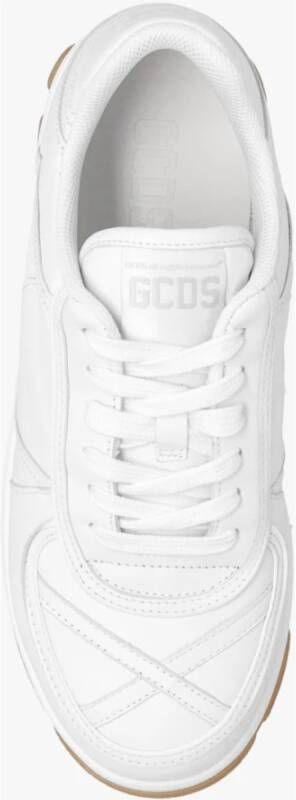 Gcds Lederen sneakers Wit Dames