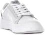 Gcds Witte leren sneaker met grijs inzetstuk White Heren - Thumbnail 7