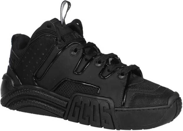 Gcds Mid-top Rubber Sneakers Black Heren