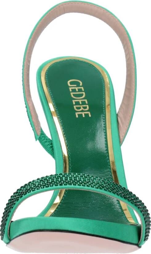 Gedebe Sandalen Groen Green Dames