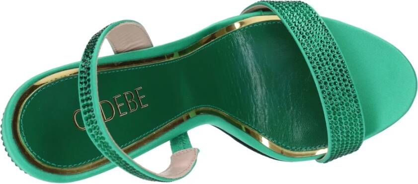 Gedebe Sandalen Groen Green Dames