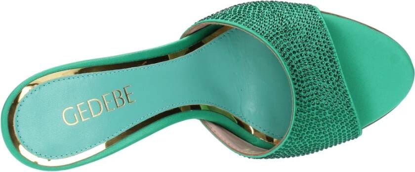 Gedebe Sandalen Groen Green Dames