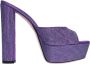 Gedebe Sandalen Paars Purple Dames - Thumbnail 3