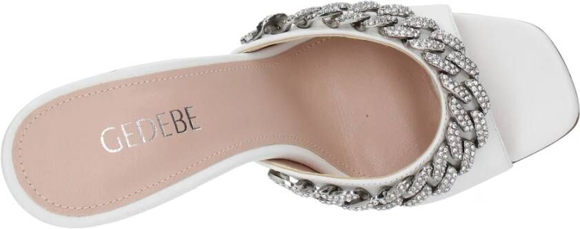 Gedebe Sandalen Wit White Dames