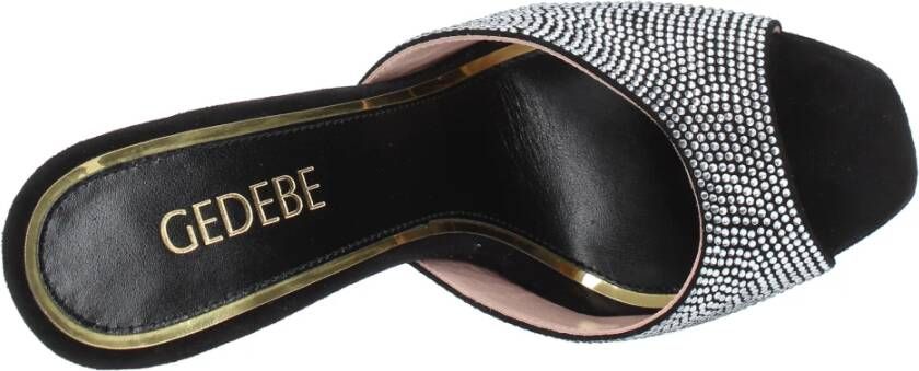 Gedebe Sandalen Zwart Black Dames