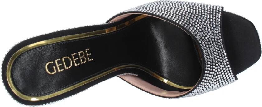 Gedebe Sandalen Zwart Black Dames