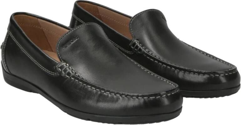 Geox Ademende en comfortabele heren mocassin Black Heren