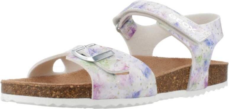 Geox Adriel Girl Platte Sandalen Multicolor Dames