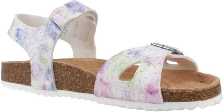 Geox Adriel Girl Platte Sandalen Multicolor Dames