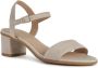 Geox Beige Platte Sandalen voor Vrouwen Beige Dames - Thumbnail 2