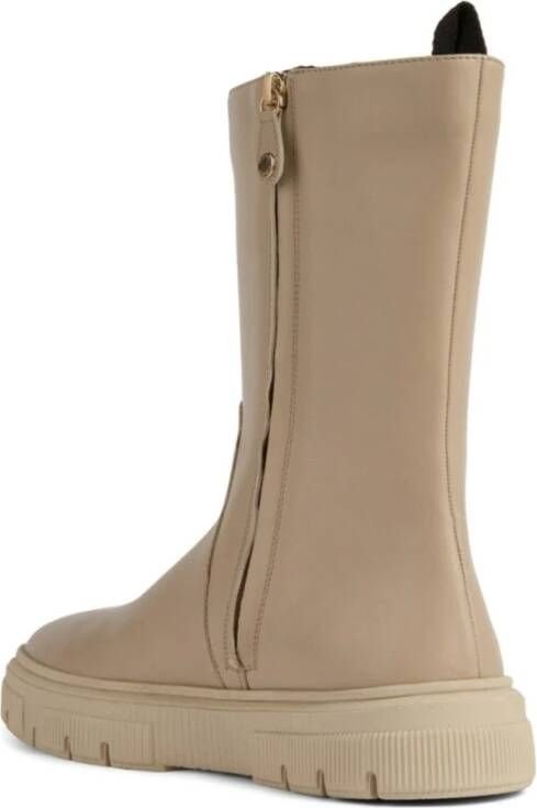 Geox Beige Enkellaarzen voor vrouwen Beige Dames