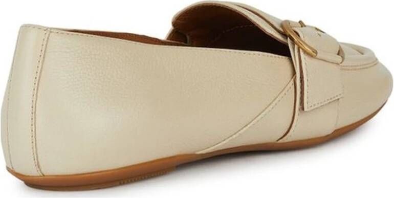 Geox Beige Loafers voor vrouwen Beige Dames