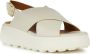 Geox Beige Platte Sandalen Ec4.1 Beige Dames - Thumbnail 3