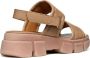 Geox Beige Platte Sandalen Lisbona Skin Beige Dames - Thumbnail 4