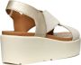 Geox Beige Platte Sandalen voor Vrouwen Beige Dames - Thumbnail 6