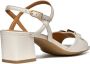 Geox Beige Platte Sandalen voor Vrouwen Beige Dames - Thumbnail 4