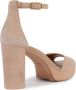 Geox Beige Platte Sandalen voor Vrouwen Beige Dames - Thumbnail 4