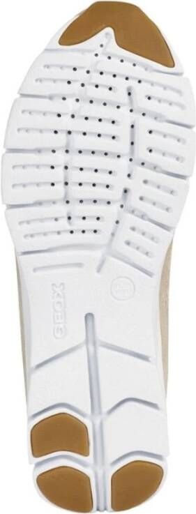 Geox Beige Sneakers voor Vrouwen Beige Dames