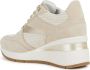 Geox Stijlvolle Sneakers voor Mannen en Vrouwen Beige Dames - Thumbnail 14