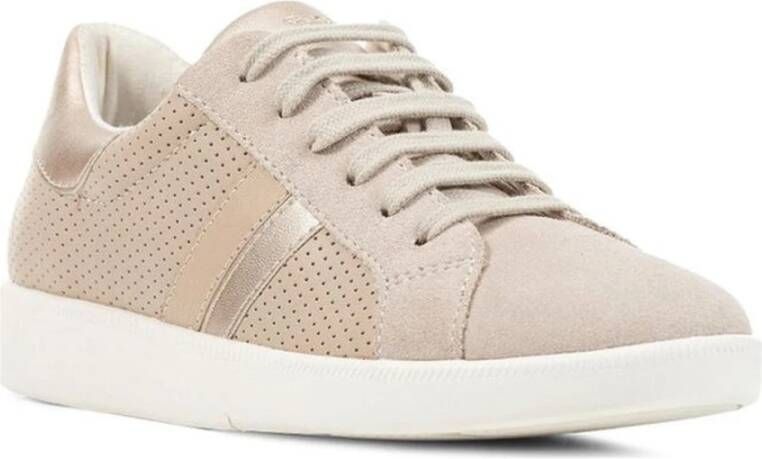 Geox Beige Sneakers voor Vrouwen Beige Dames