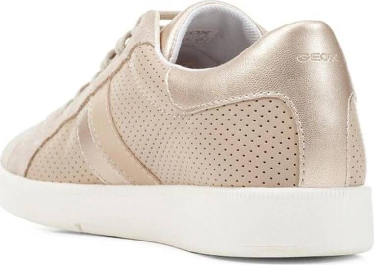 Geox Beige Sneakers voor Vrouwen Beige Dames