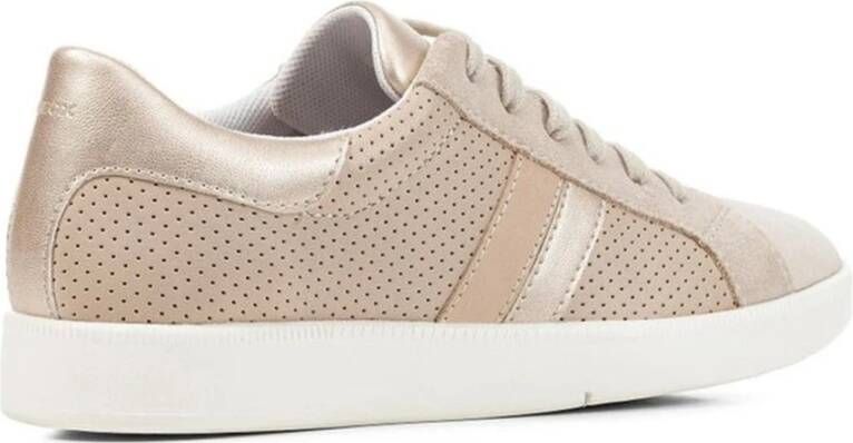 Geox Beige Sneakers voor Vrouwen Beige Dames