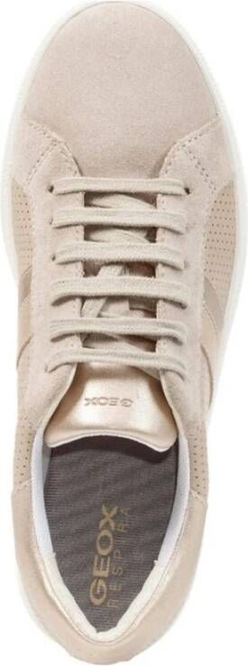 Geox Beige Sneakers voor Vrouwen Beige Dames