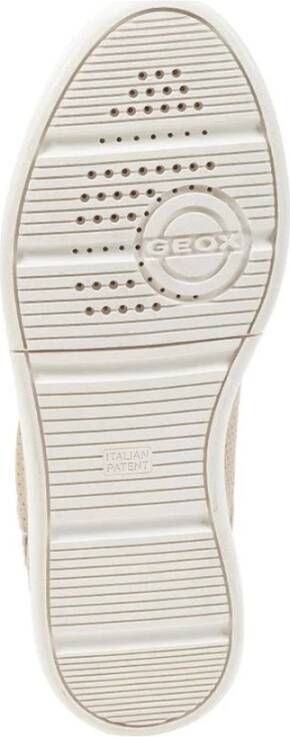 Geox Beige Sneakers voor Vrouwen Beige Dames