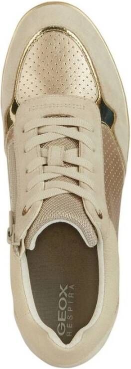 Geox Beige Sneakers voor Vrouwen Beige Dames