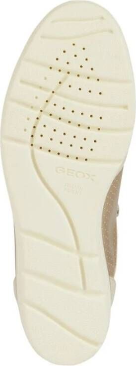 Geox Beige Sneakers voor Vrouwen Beige Dames