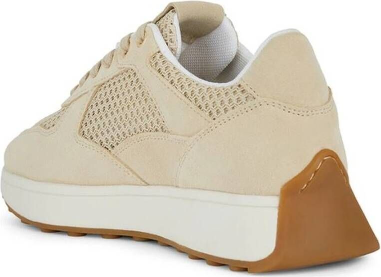 Geox Beige Sneakers voor Vrouwen Beige Dames