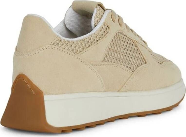 Geox Beige Sneakers voor Vrouwen Beige Dames