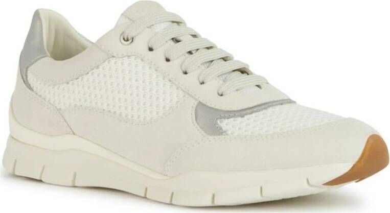 Geox Beige Sneakers voor Vrouwen Beige Dames