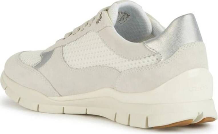 Geox Beige Sneakers voor Vrouwen Beige Dames