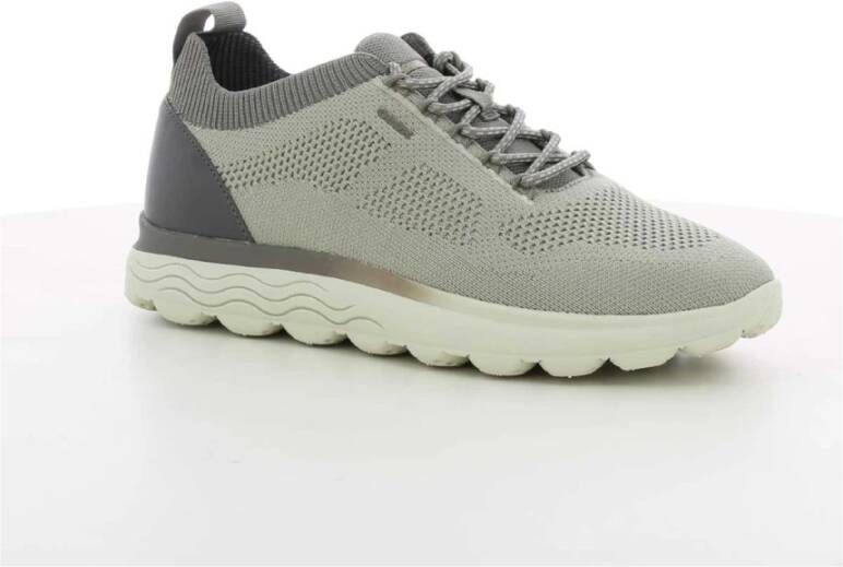 Geox Beige Spherica E-Knit Herenschoenen Beige Heren