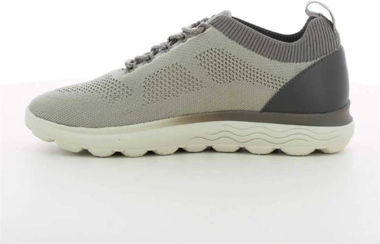 Geox Beige Spherica E-Knit Herenschoenen Beige Heren