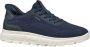 Geox Blauwe Casual Textiel Sneakers met 3cm Rubberen Zool Blue Heren - Thumbnail 9