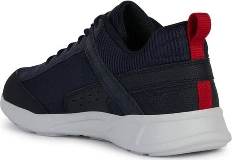 Geox Blauwe Sanzio Sneakers voor Mannen Blue Heren