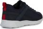 Geox Blauwe Sanzio Sneakers voor Mannen Blue Heren - Thumbnail 4