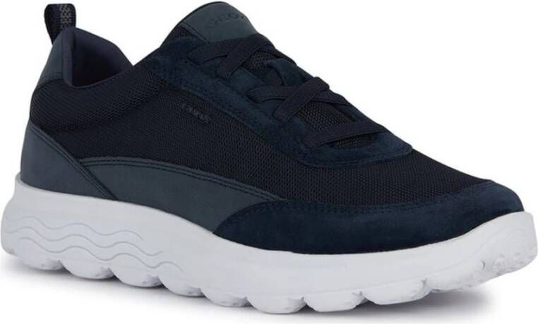 Geox Blauwe Sneakers voor Mannen Blue Heren