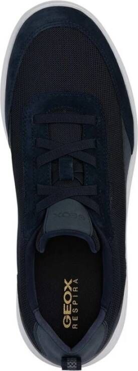 Geox Blauwe Sneakers voor Mannen Blue Heren