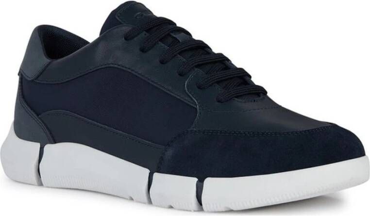 Geox Blauwe Sneakers voor Mannen Blue Heren