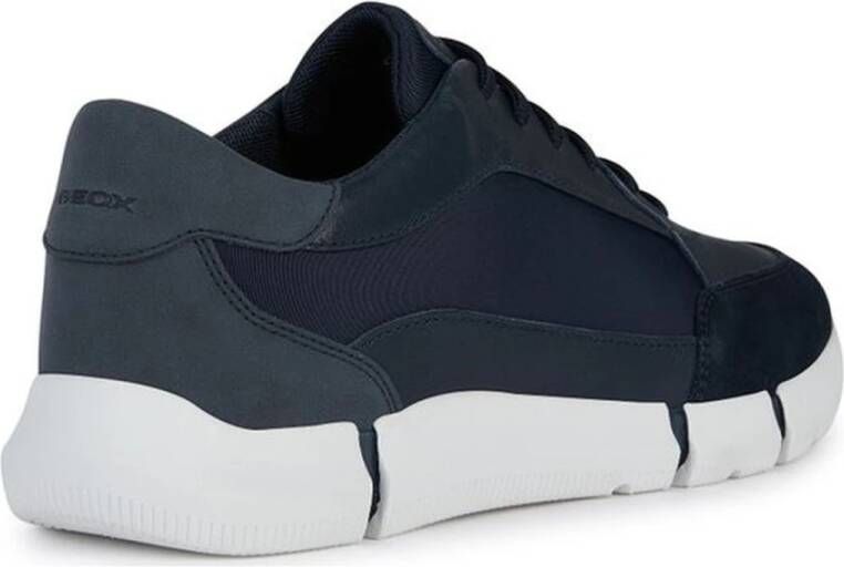 Geox Blauwe Sneakers voor Mannen Blue Heren