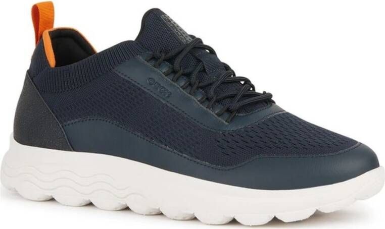 Geox Blauwe Sneakers voor Mannen Blue Heren