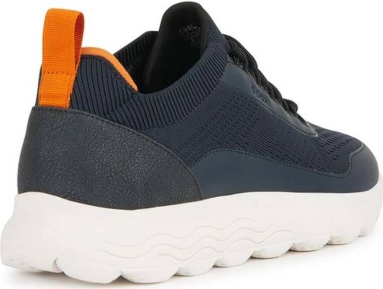 Geox Blauwe Sneakers voor Mannen Blue Heren