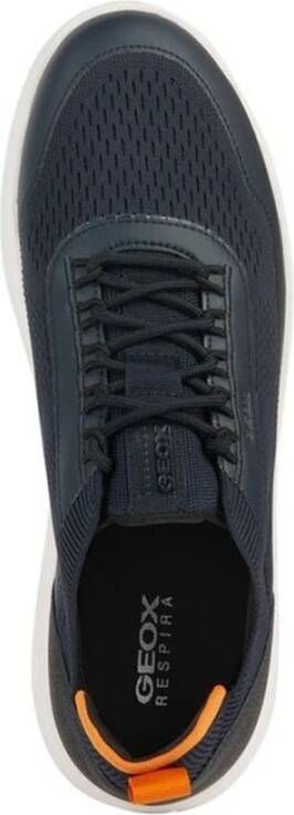 Geox Blauwe Sneakers voor Mannen Blue Heren